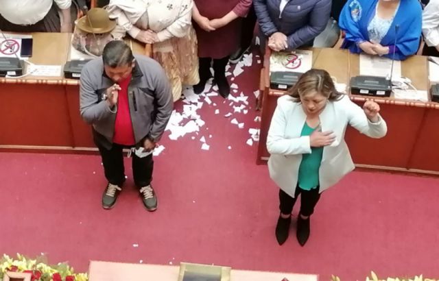 Con apoyo del MAS, Edwin Rosas consigue la segunda vicepresidencia de la Cámara de Diputados 