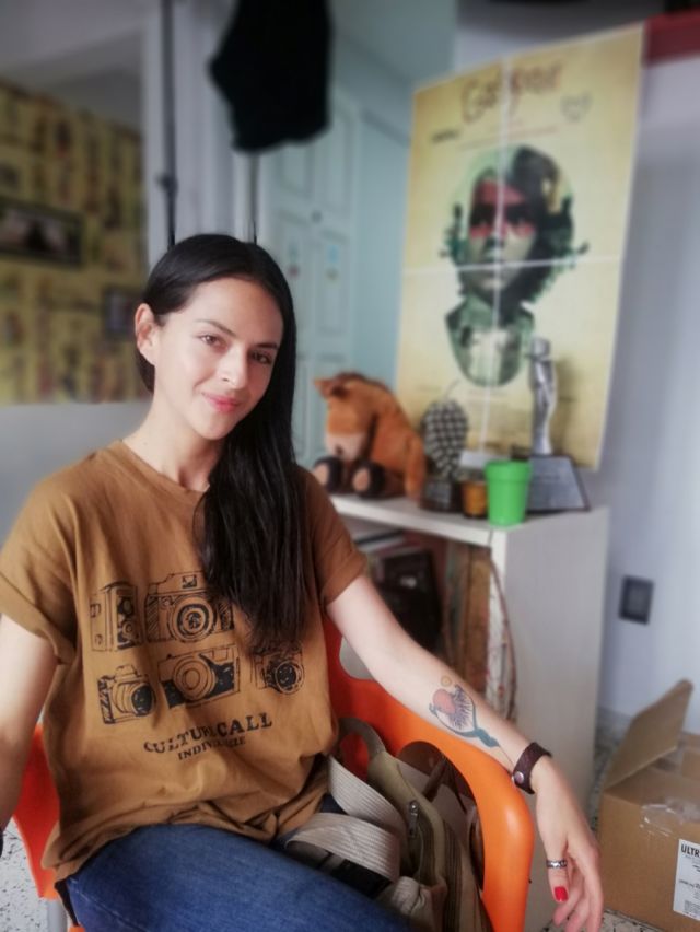 Eugenia y su primera actuación, como Linda 