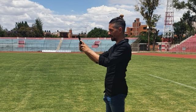El ex Ciclón Gonzalo Acosta estuvo de paso por Tarija 