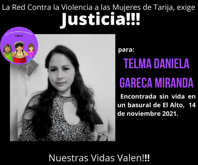 Familia de tarijeña víctima de feminicidio viaja a El Alto en busca de justicia 