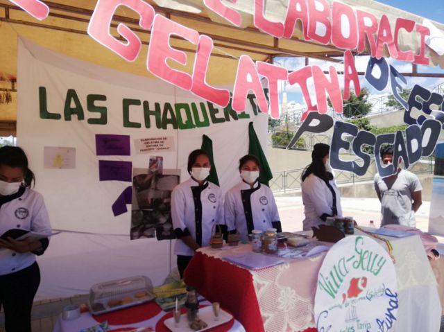 Yolin y Katerine quieren usar la escama de sábalo
