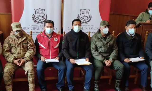 Oruro: Autoridades ratifican postergación del convite y Alcalde advierte ‘aquí no va a ser capricho de nadie’