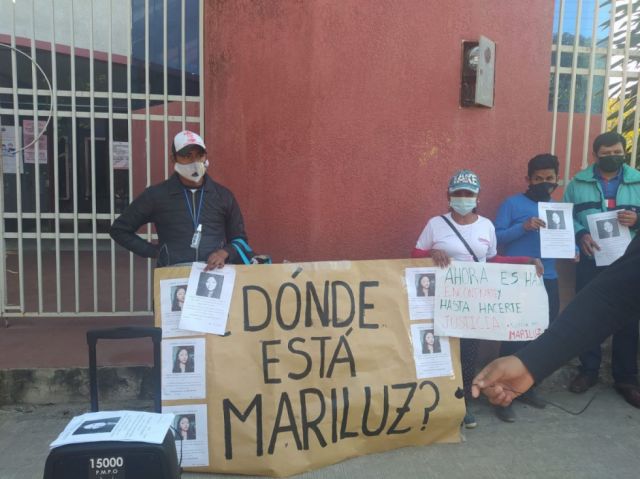Inéz Márquez: “Me siento  vacía al no saber mi hija”