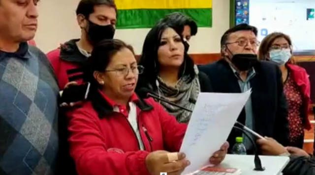 Cumbre potosinista pide libertad para Pumari, nuevo padrón y auditoria a elecciones del 2020