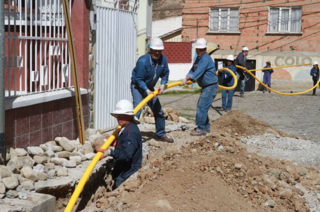 Entre 2006 y 2021, YPFB invirtió más de $us 1.000 millones en instalaciones de gas domiciliario