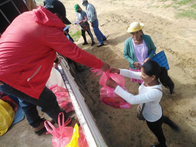 El viernes culmina la entrega de la canasta alimentaria para Adultos Mayores de Tarija