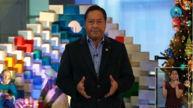 Presidente Arce envía mensaje de paz, unidad y llama a despojarse de ‘egoísmo’ y ‘ambiciones personales’