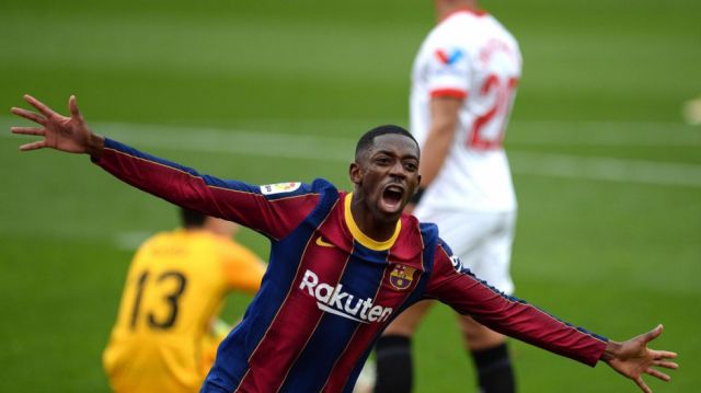 Dembélé aún no ha renovado por el Barça