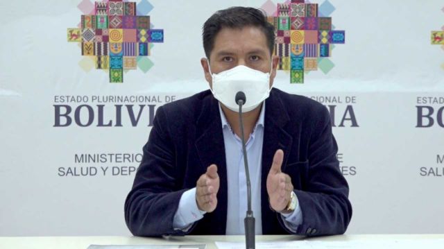 Auza sobre Covid: Letalidad en Bolivia disminuye a 0,6%