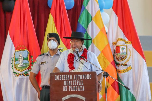 Arce desde Padcaya pide preservar unión de las organizaciones sociales  