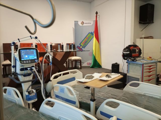 Gobierno llega a Tarija con 5 UTIs para el hospital San Juan de Dios 