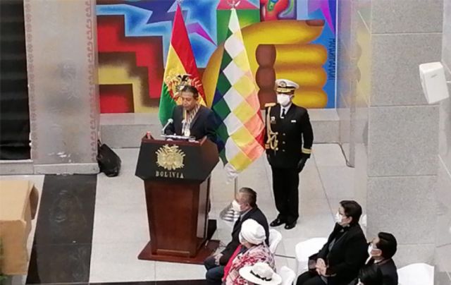 Choquehuanca aboga por la unidad y manda un mensaje: “ama llunku”