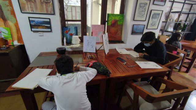 Los niños asistieron para aprender más del dibujo