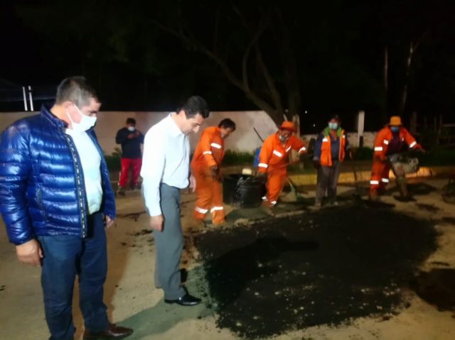 Alcaldía de Tarija garantiza el bacheo de la vía a San Jacinto 