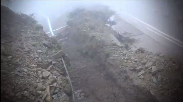 Reportan hundimiento de taludes en la ruta al Norte de Tarija