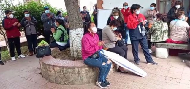 Trabajadores del Sedes Tarija acatan paro por pago de refrigerios