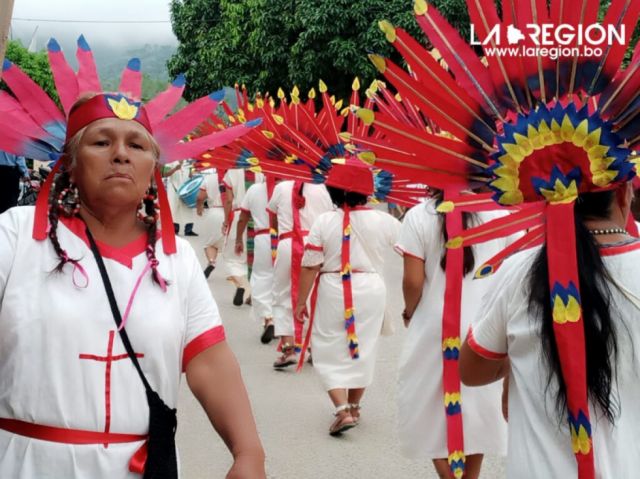 La danza de las macheteras se pudo observar durante el aniversario de la ciudad porteña. 
