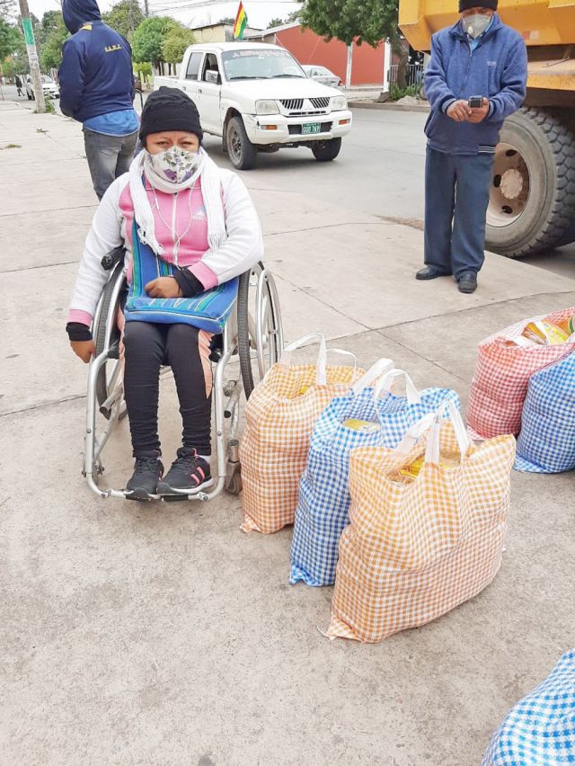 Tarija: Entregarán Paquete Alimentario a personas con discapacidad 