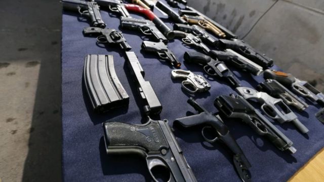 Chile incautó 15 mil 400 armas de fuego