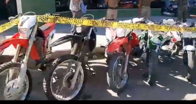Recuperan 15 motos y 3 automóviles robados en Tarija