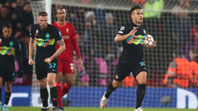 El Inter gana en Anfield, pero el Liverpool está en cuartos