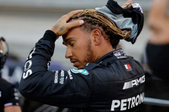 Desazón de Hamilton tras el GP de Bahréin de Fórmula 1