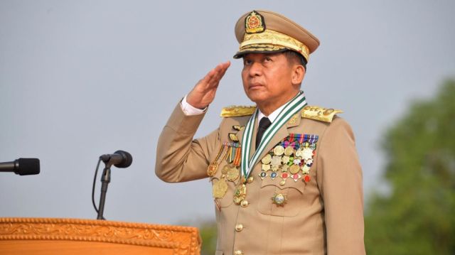 Líder militar amenaza con "aniquilar" a la oposición en Birmania