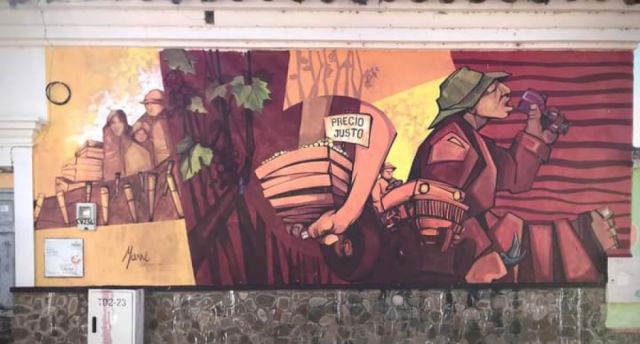 Mural realizado por  Ramiro López Massi