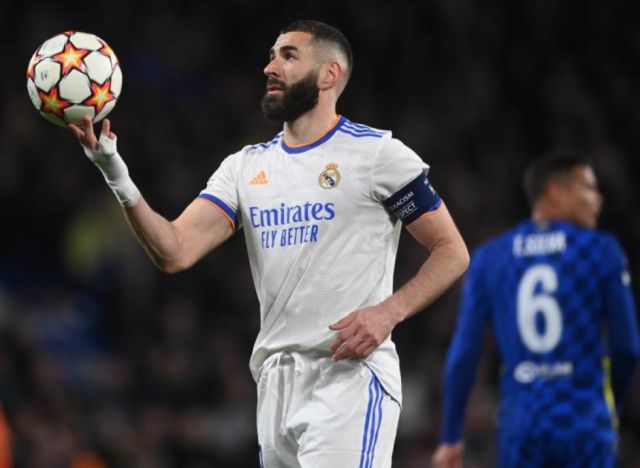 Benzema se queda con su tercer gol de los tres que le marcó al Chelsea 