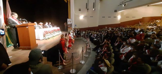 Sesión de Honor: Montes apela al emprendimiento privado para "sacar a Tarija de la crisis"