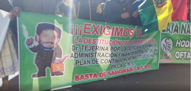 Trabajadores de la CNS inician paro de 72 horas, exigen la destitución del gerente