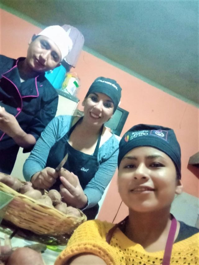 “Sabores de Rocío”, cocina elaborada con agricultura orgánica certificada