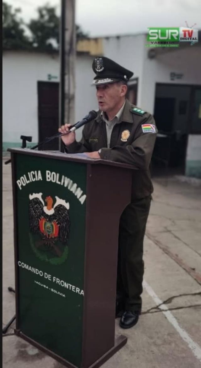 Posesionan a Grover Miranda como nuevo comandante de la Policía en Yacuiba