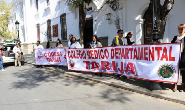 Tarija: Médicos exigen al Gobierno responder a su pliego petitorio