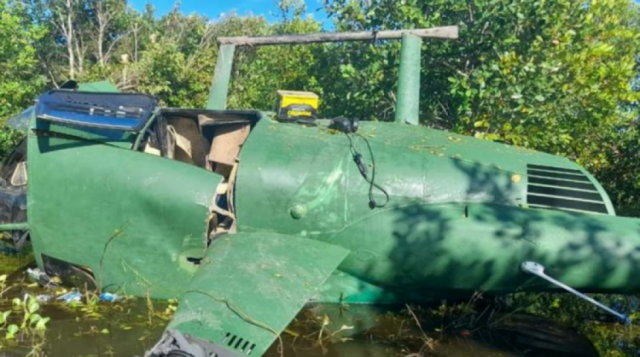Un helicóptero con 500 kilos de droga cae sobre una propiedad en San Ignacio de Velasco