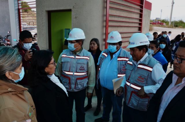 In situ, Gobernación expone al Ministro las fallas en las obras olímpicas 