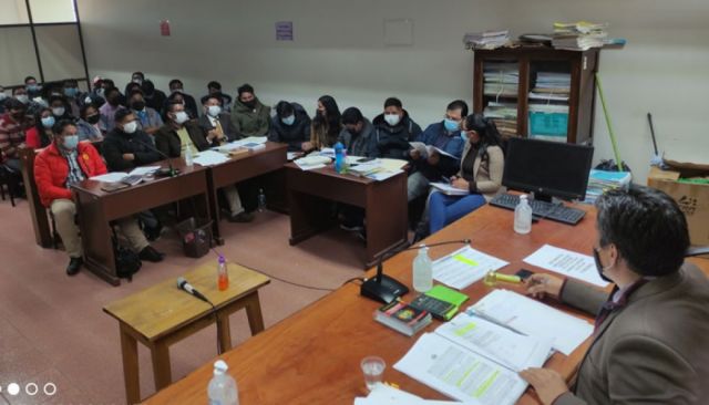 Envían a la cárcel de Cantumarca a los cuatro implicados en la gasificación en universidad de Potosí 