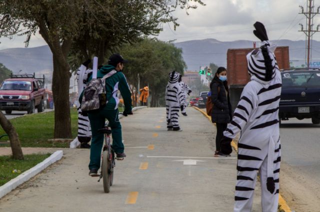 Alcaldía amplía ciclovía y la jardinera sobre vía al norte 