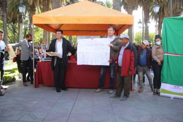 Tarija: Los barrios del Distrito 8 reciben sus planimetrías