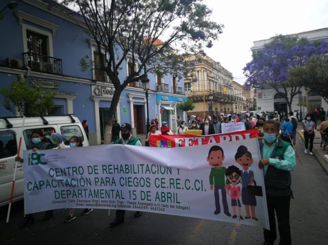 Tarija: Personas no videntes piden una real inserción laboral
