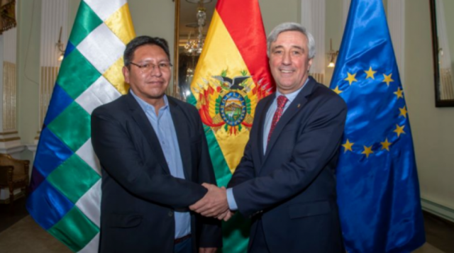 UE anuncia apoyo de € 104 MM a Bolivia