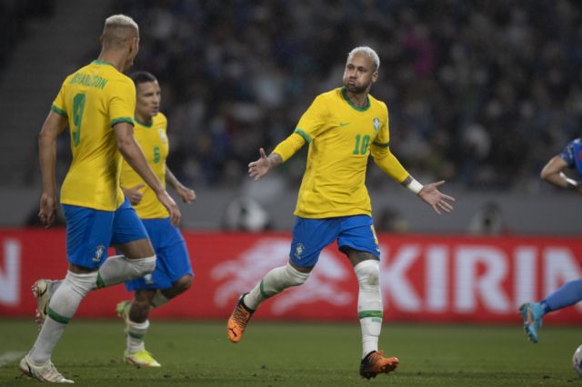 Neymar le dio el triunfo a Brasil  en el amistoso ante Japón 
