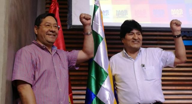 Evo cuestiona la política económica de Luis Arce