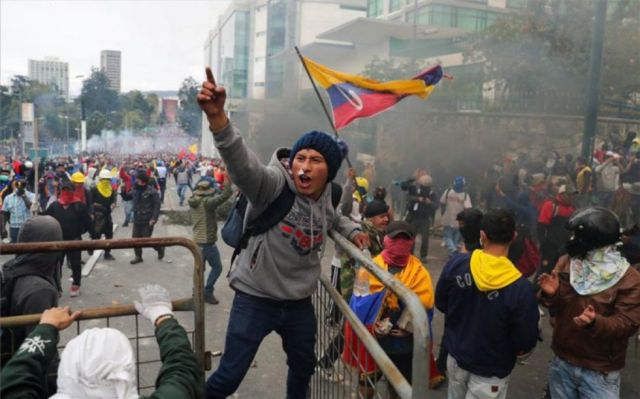 Ecuador en estado de sitio por protestas
