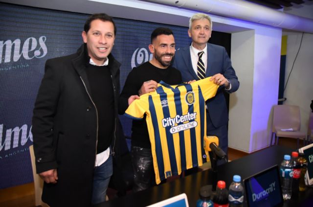 Tevez fue presentado como entrenador de Rosario Central