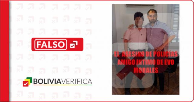 Difunden foto montada de Evo con Misael Nallar 