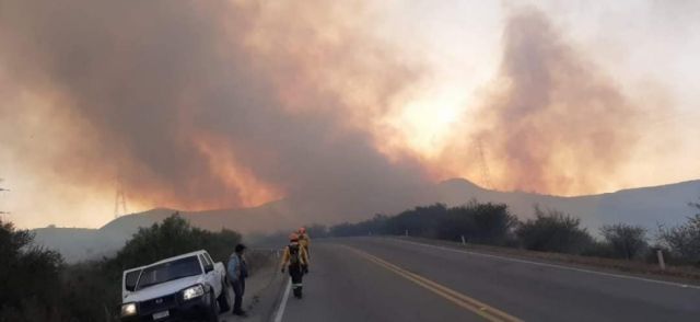 Incendios de magnitud registrado en las últimas horas en Tarija