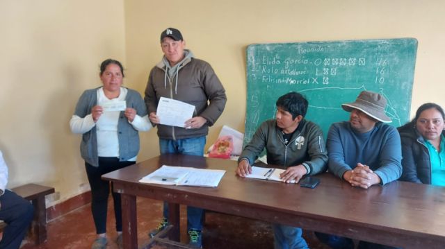 La Gobernación de Tarija entregó el Prosol a comunidades rehabilitadas 