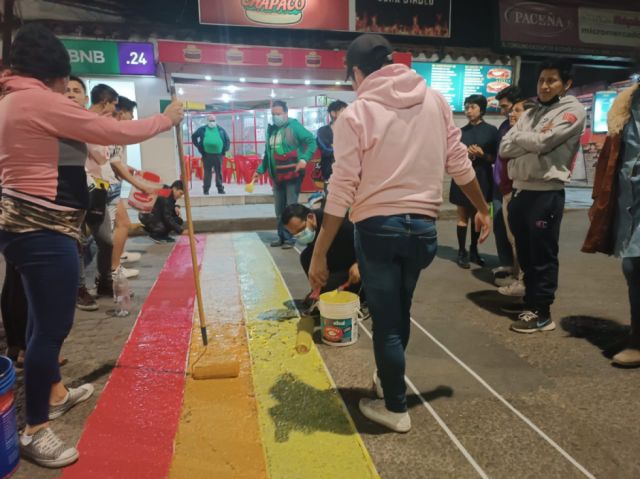 Intervención en Parque Bolívar.