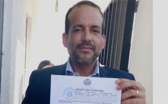 Camacho es notificado para declarar en Santa Cruz por el caso ‘Golpe I’